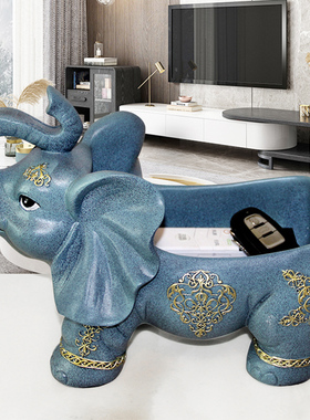 创意钥匙收纳摆件店铺开业招财猫