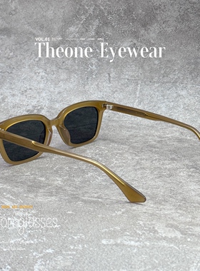 复古手工板材方形墨镜男