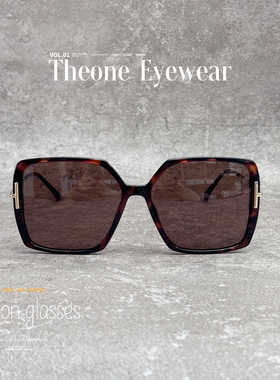 复古时尚欧美大框方形偏光墨镜
