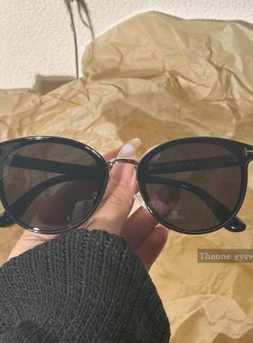 太阳眼镜偏光ins女圆形