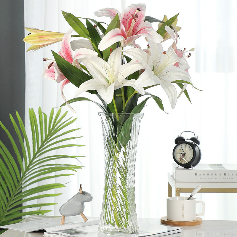 大号富贵竹玻璃花瓶家用客厅水养插花水培百合透明特大号摆件花瓶,淘宝优惠券,粉丝福利购,淘宝优惠卷