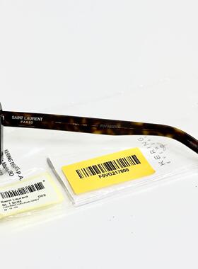 SAINT LAURENT圣罗兰SL 1 SLIM 002棕色灰色方形中性面罩