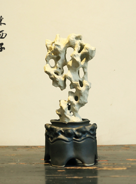 木西子手工陶瓷太湖石茶席香炉