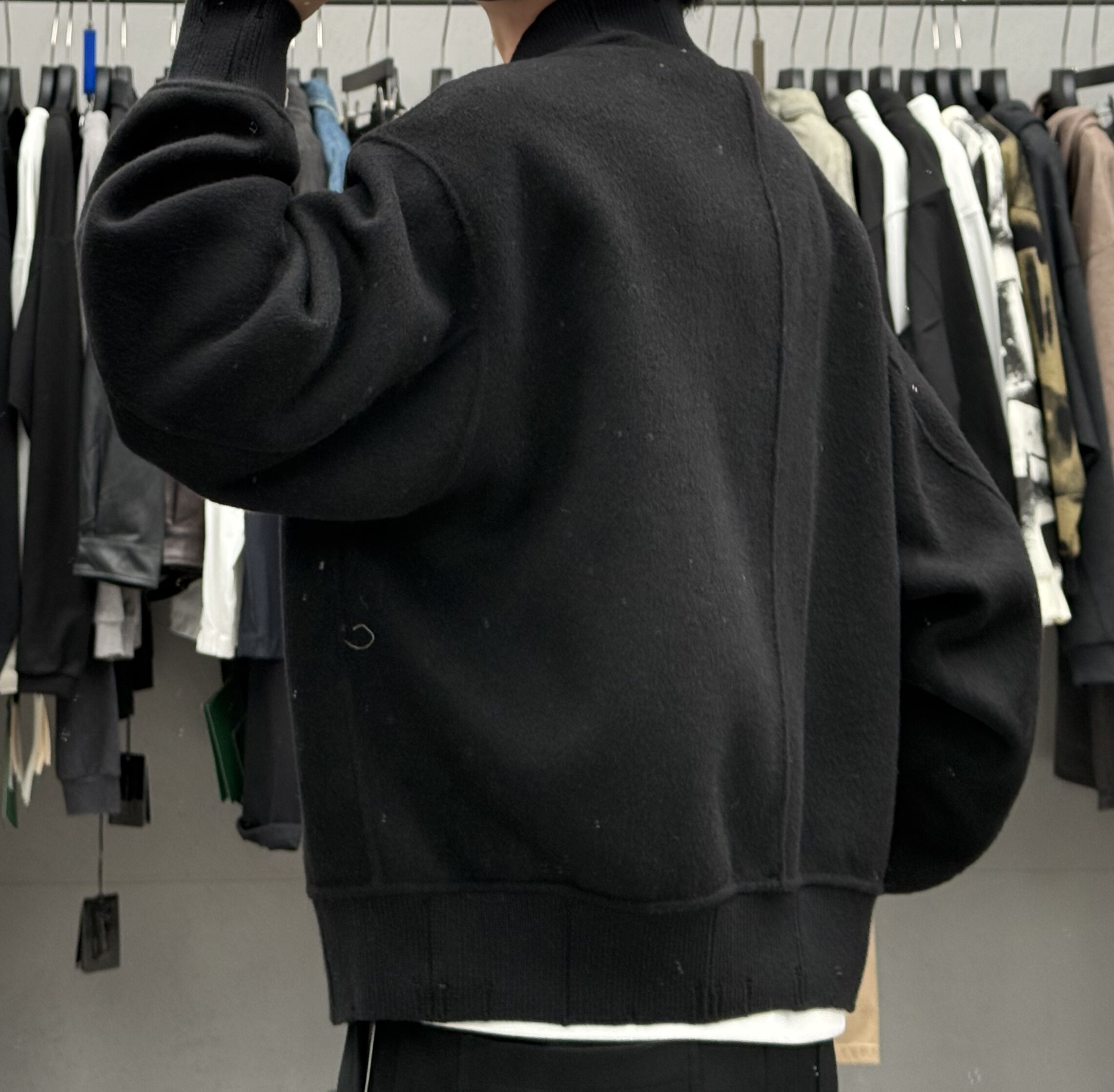 士与秋冬男高级感轻奢棒球领双面羊毛呢大衣韩系加厚保暖短款外套,淘宝优惠券,粉丝福利购,淘宝优惠卷