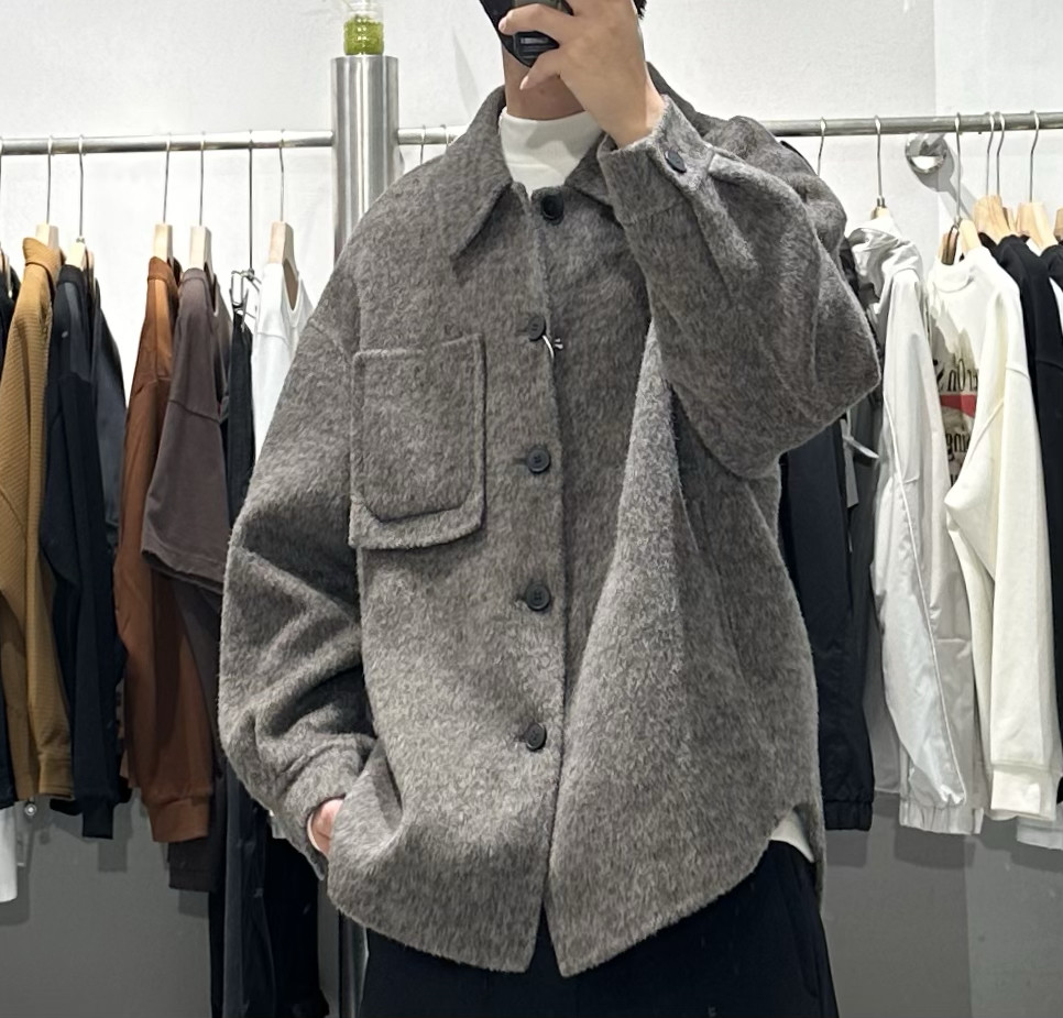 秋冬新款男高端轻奢翻领双面羊毛呢大衣美式复古宽松廓形保暖外套,淘宝优惠券,粉丝福利购,淘宝优惠卷