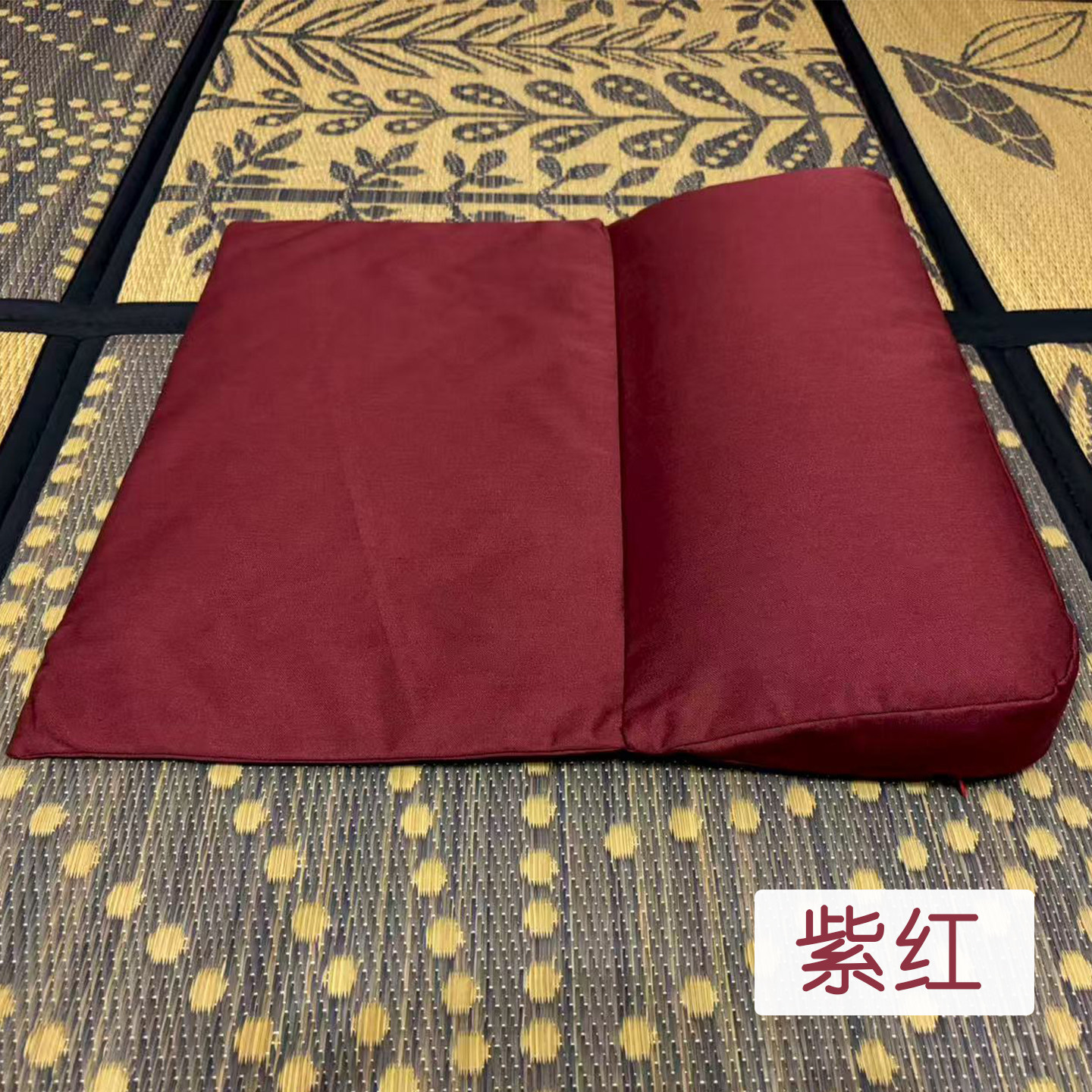 家用打坐垫禅修专用荞麦壳填充双盘冥想静坐蒲团可拆洗透气打坐垫