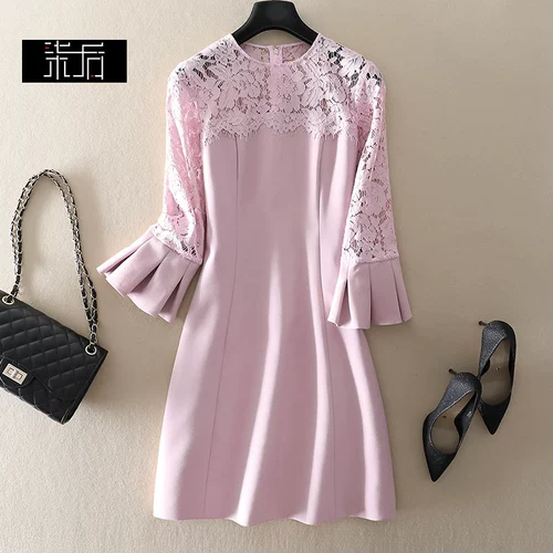 Кружевной мегафон, элегантный приталенный цветной наряд маленькой принцессы, вечернее платье, с рукавом