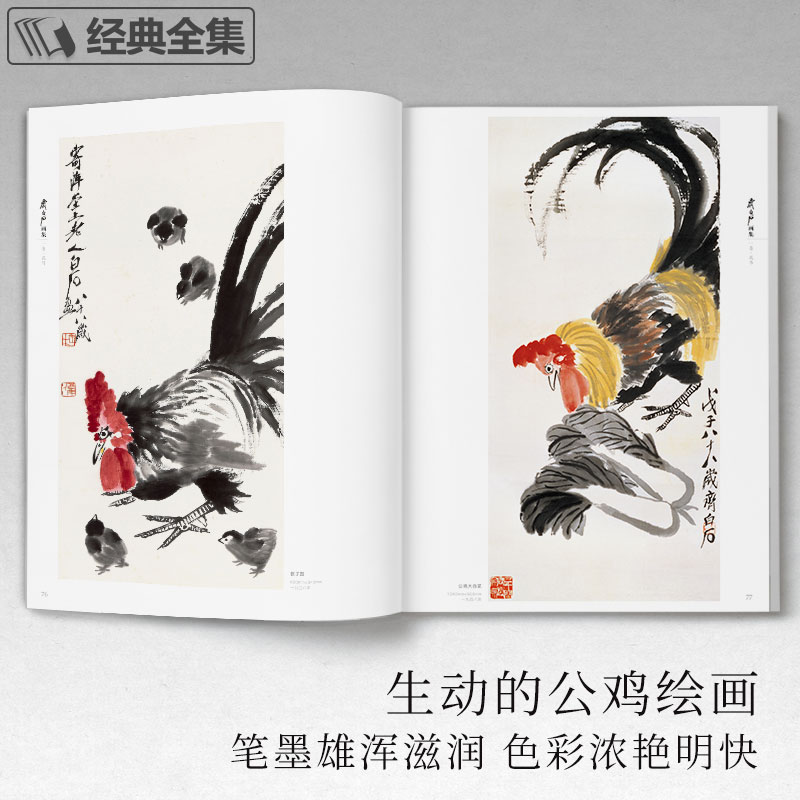齐白石画集 一卷花鸟 8开画册写意范本书籍虫草牡丹荷花中国画零基础入门临摹少儿童技法教材教程 杨建飞主编,淘宝优惠券,粉丝福利购,淘宝优惠卷