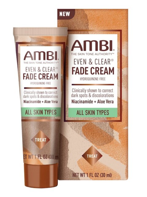 New version of American AMBI fade cream to fade, brighten, sunburn, spots and acne marks AHA cream 30ml