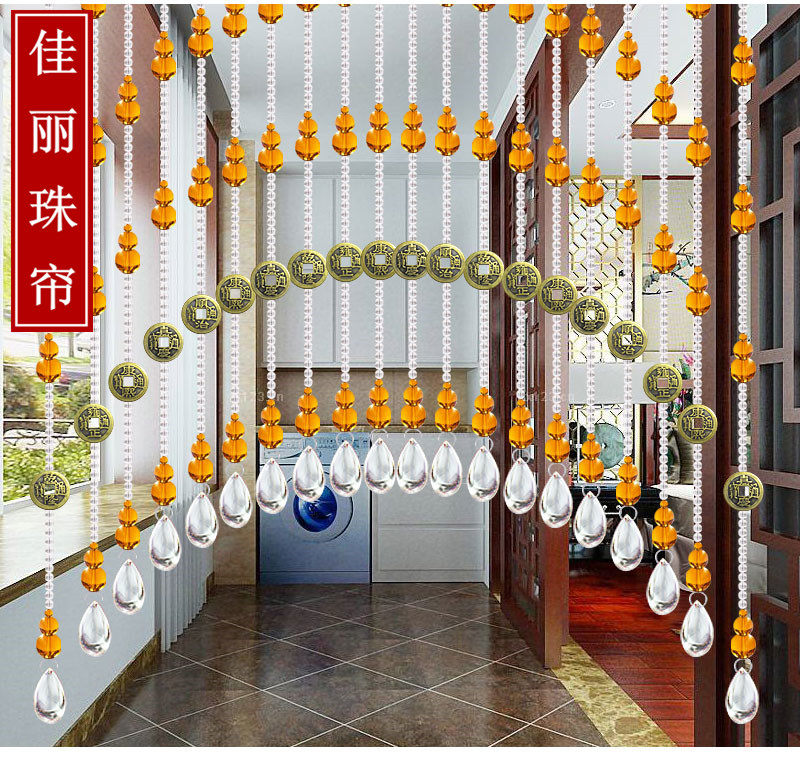 入户门挂珠帘有讲究吗,入户门帘图片,入户门挂什么门帘好_大山谷图库