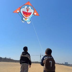 潍坊恒江风筝叮当猫风筝大脸猫蓝胖子多啦a梦儿童卡通风筝好飞
