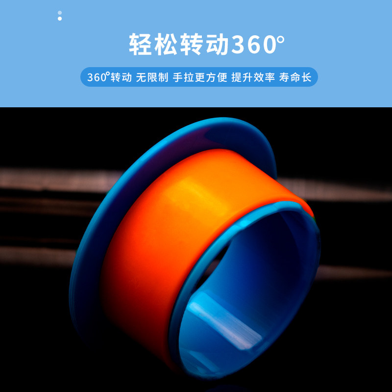 lings拉伸膜缠绕膜专用手柄绕膜机打膜器护手柄拉膜机打包机拉膜器缠绕器手用缠绕机打包膜用塑料手柄76mm,淘宝优惠券,粉丝福利购,淘宝优惠卷