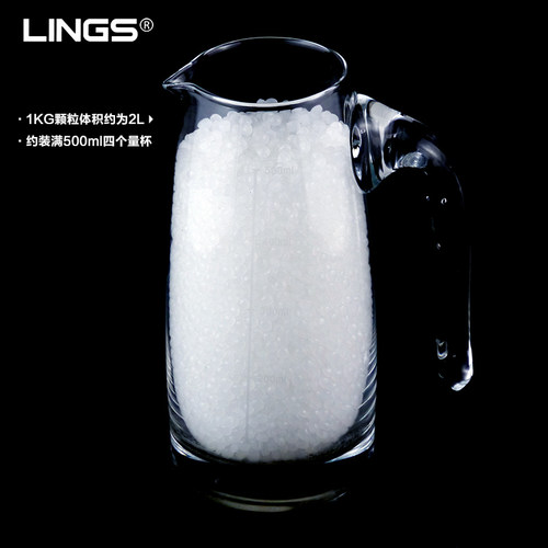 塑料颗粒低密度聚乙烯原料全新料lldpe塑料粒子玩具填充实验熟料 - 图2