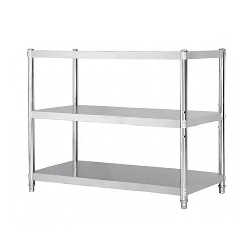 不锈钢置物架落地多层小货架厨房架子桌面分层家用小型矮收纳层架 - 图3