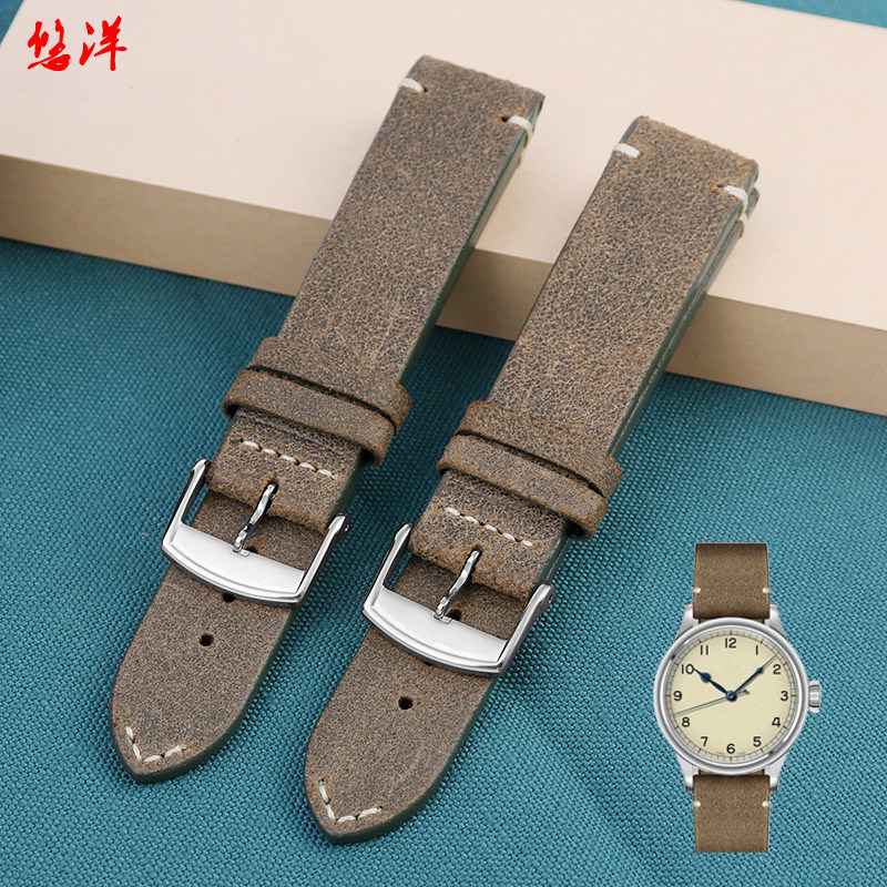 浪琴小雀斑经典复刻19mm柔软手表带 悠洋配件