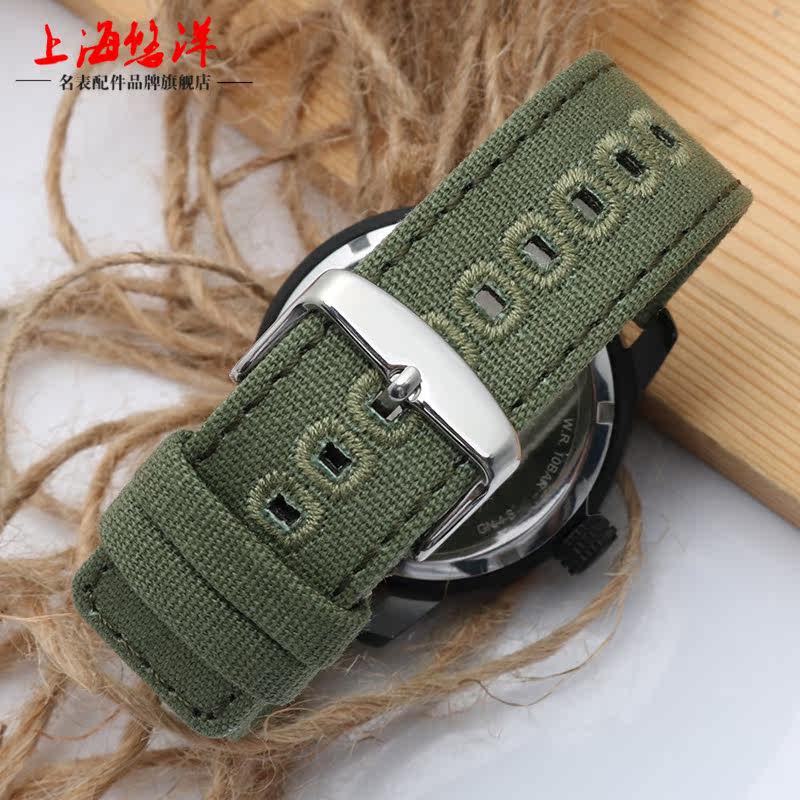 帆布手表带男女士代用罗西尼卡西欧 悠洋配件