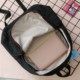 Men's and women's school bags solid color versatile backpack travel backpack