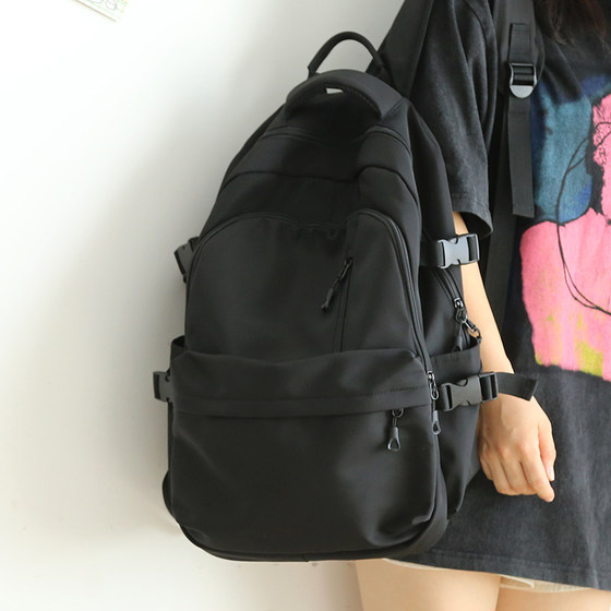 Large capacity casual college backpack school bag for men and women