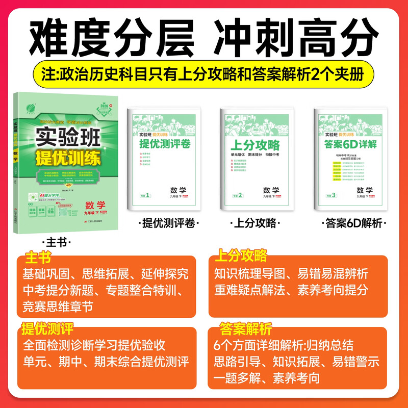 2024秋初中实验班提优训练七八九年级上下册全套语文数学英语物理化学人教苏教北师大科学浙教版初一二三训练同步练习册初中必刷题