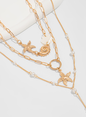 海星项链套装夏季性感时尚