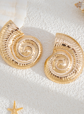 无注册商标海螺金属锁骨链