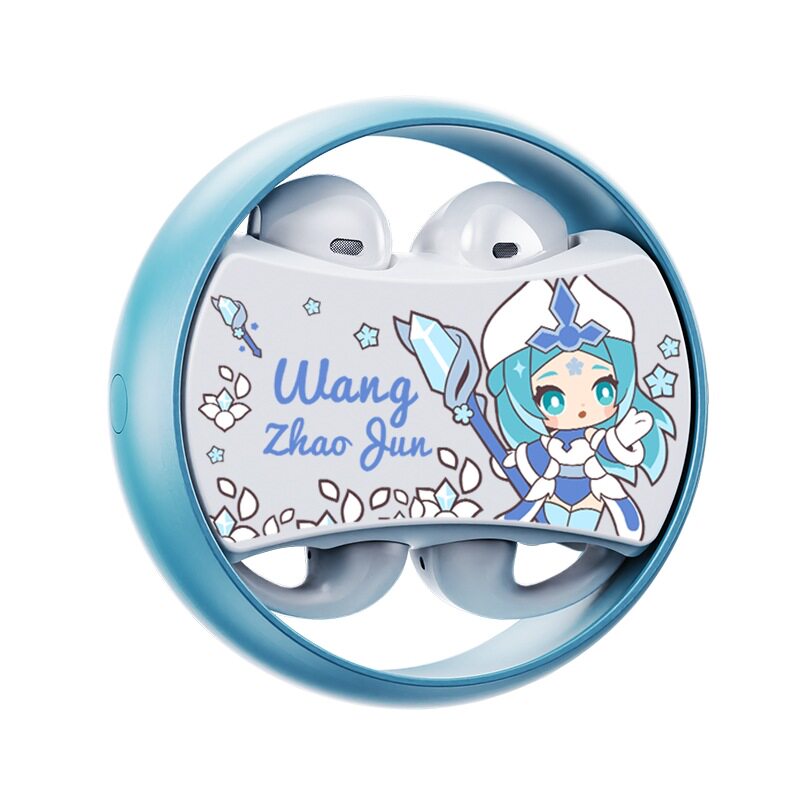 王者荣耀耳机王者荣耀新款蓝牙耳机一机双用入耳式耳夹式高音质运动音乐游戏