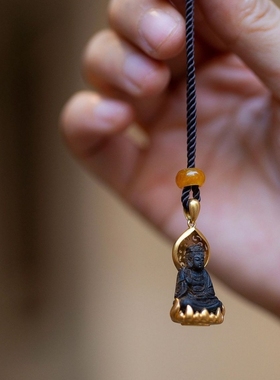 小观音项链随身佛佩戴精致复古新