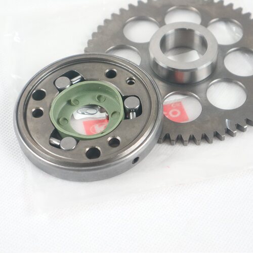 光阳摩托CK125T-7E/猎路者CK1/CK150原装启动盘超越离合器大齿 - 图2