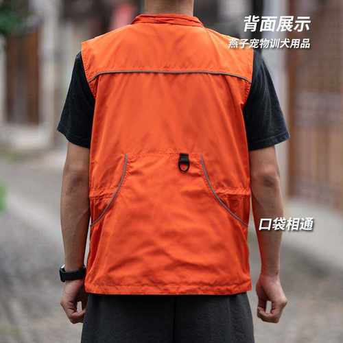 训犬马甲K9训犬服作训服春夏秋季男多口袋背心外套训犬师训练上衣 - 图1