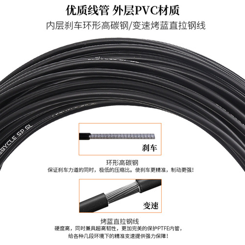 自行车线管套装变速刹车变速器山地公路车线芯线管帽前后内线配件