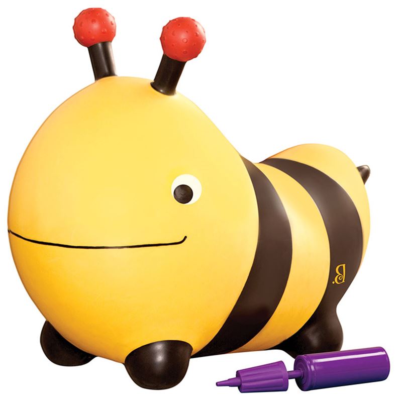 比乐B.toys弹跳河马儿童充气羊角球加厚大号宝宝大黄蜂跳跳马玩具 - 图2