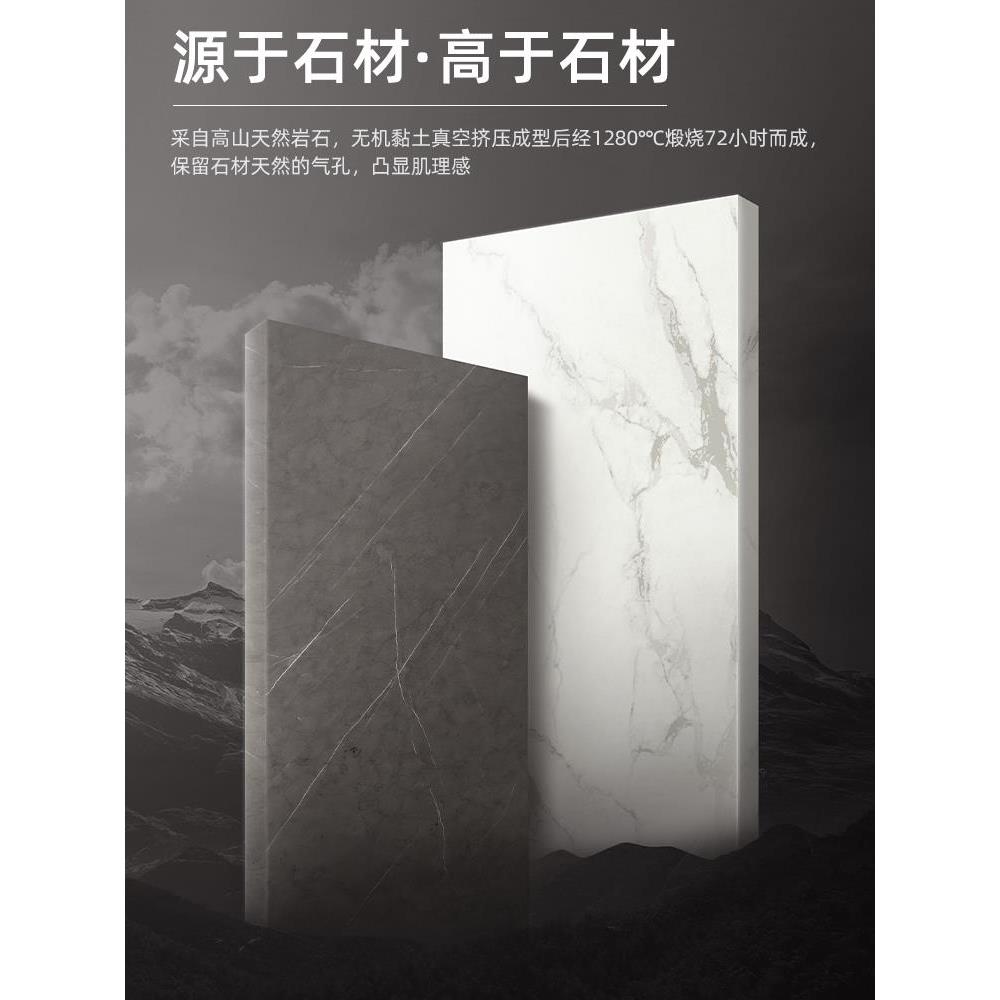 轻奢岩板沙发边几边桌边柜大理石客厅阳台小圆桌床头柜创意小茶几 - 图2