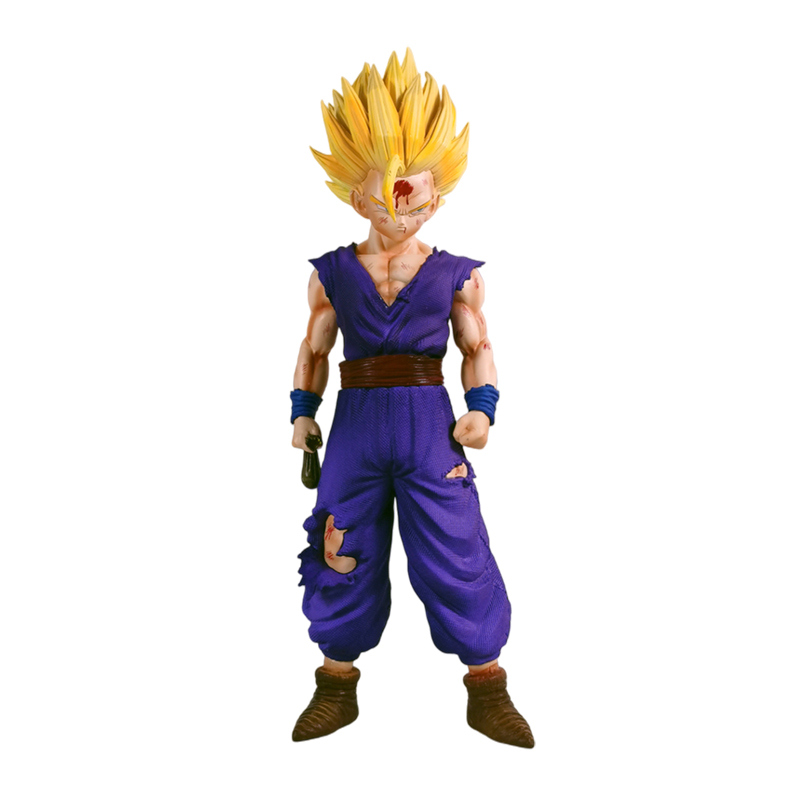 Dragon Ball two-dimensional chassis desktop ornament statue 2% Gohan GK hand model animation peripheral trendy toy doll