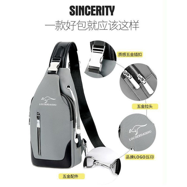 Casual small backpack waist bag Oxford cloth shoulder bag
