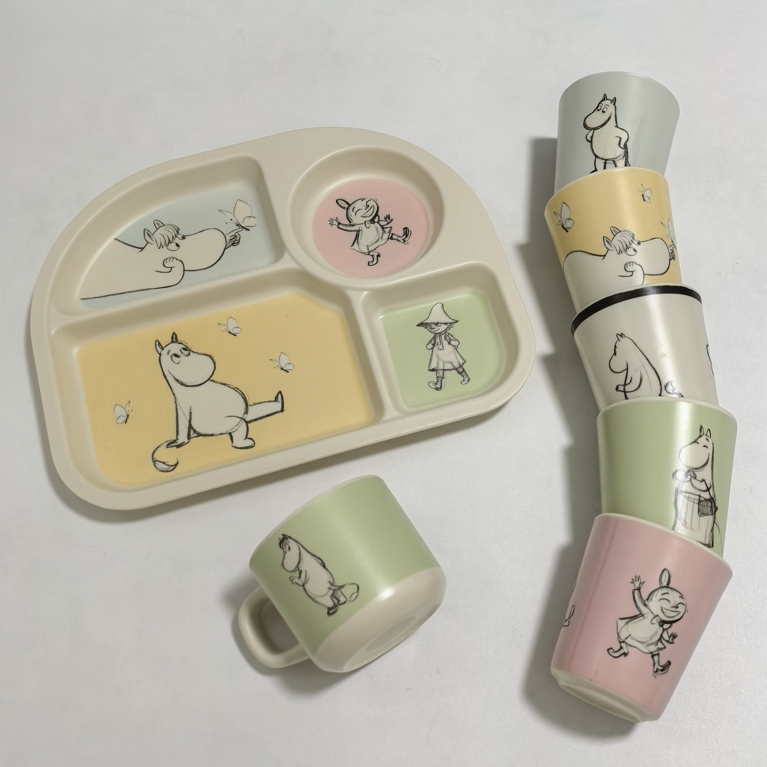 外贸出口 可爱卡通河马精灵亚美 马卡龙色系 分隔盘 水杯 牛奶杯,淘宝优惠券,粉丝福利购,淘宝优惠卷