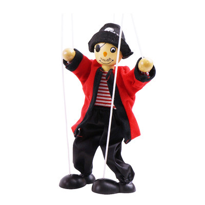 Puppet Puppet Wooden Clown Children's Early Education