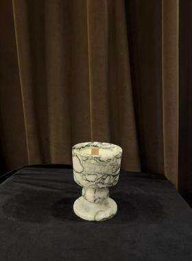 高端售楼处烛台摆件石材现代简约