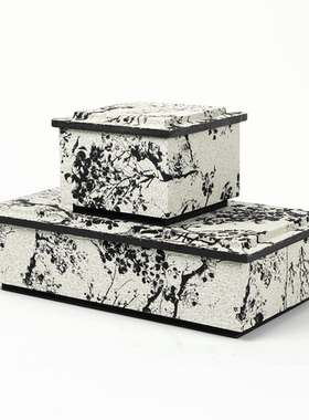 中古风实木首饰盒收纳盒