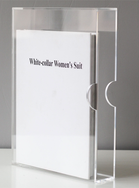 现代简约彩色透明书盒书皮装饰品样板间书房卧室儿童房桌面摆件