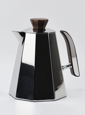 现代简约食用不锈钢高端咖啡壶组合装饰品样板间售楼处吧台咖啡壶