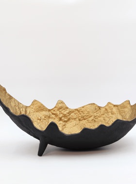 梨子样板间果盘大理石现代简约