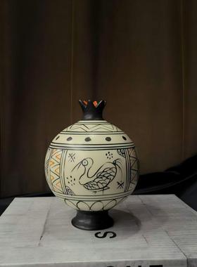 新中式大理石人物雕塑摆件