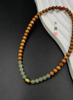 五条老山檀香双圈手链