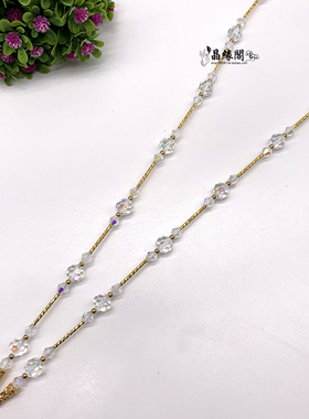 新款泰佛牌链子挂绳天然水晶长款男女毛衣链包邮项链国原创圆珠链