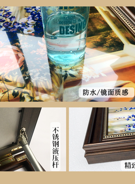 竖版电表箱装饰画美式空开多媒体