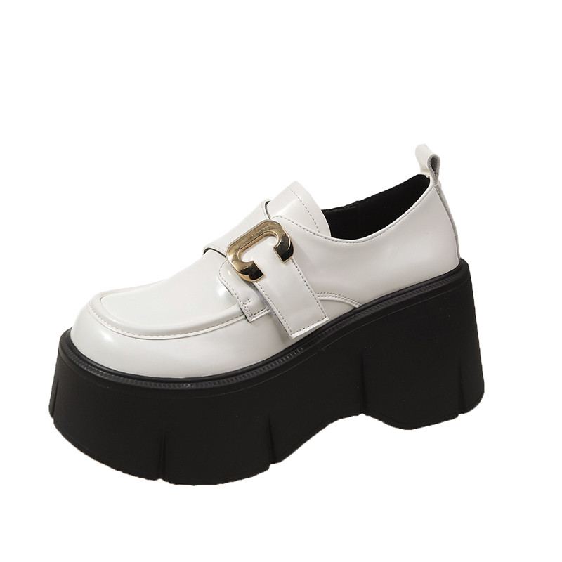 松糕厚底小皮鞋女英伦风2025春季新款高跟玛丽珍单鞋子增高乐福鞋,淘宝优惠券,粉丝福利购,淘宝优惠卷