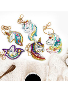 Bag Pendant 5D Diamond Painting Keychain Jewelry Gift for Gi
