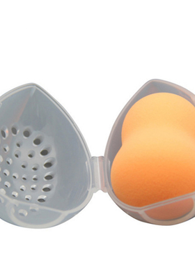 Beauty Cosmetic Sponge Storage Box Makeup Powder Puff Empty