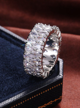 Zarif kad?n 925 ayar gümü? büyük su damlas? zirkon ta? y