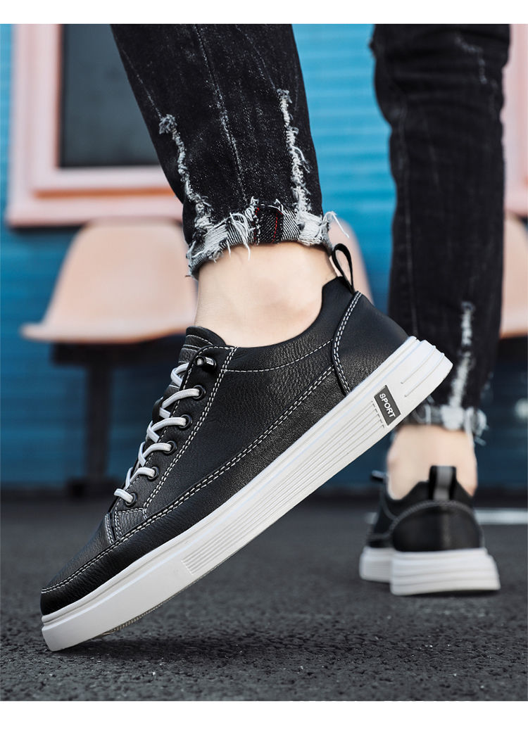 White Shoes  Men Fashion Sneakers  Shoes  Men Shoes  Sneaker - 图3